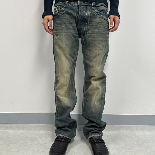 디젤 워싱 디스 팬츠