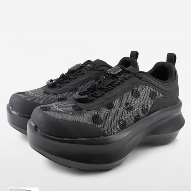 야세 송이송이 도트 플랫폼 스니커즈 230