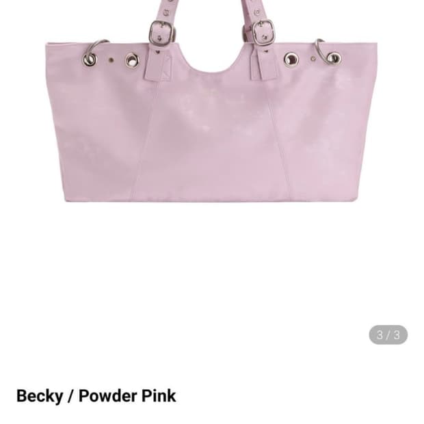 hieta becky bag (파우더핑크)