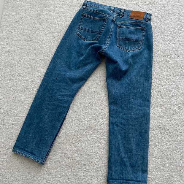 드레익스 블리치 워시 셀비지 데님