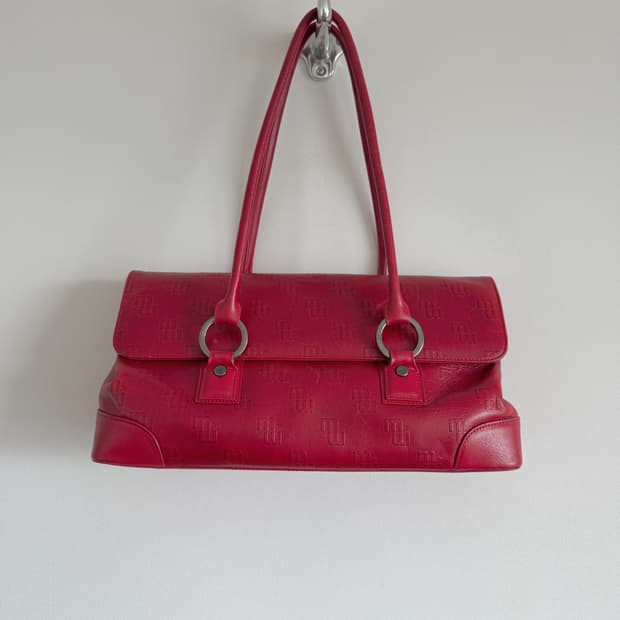 Pre owned 레더 숄더백