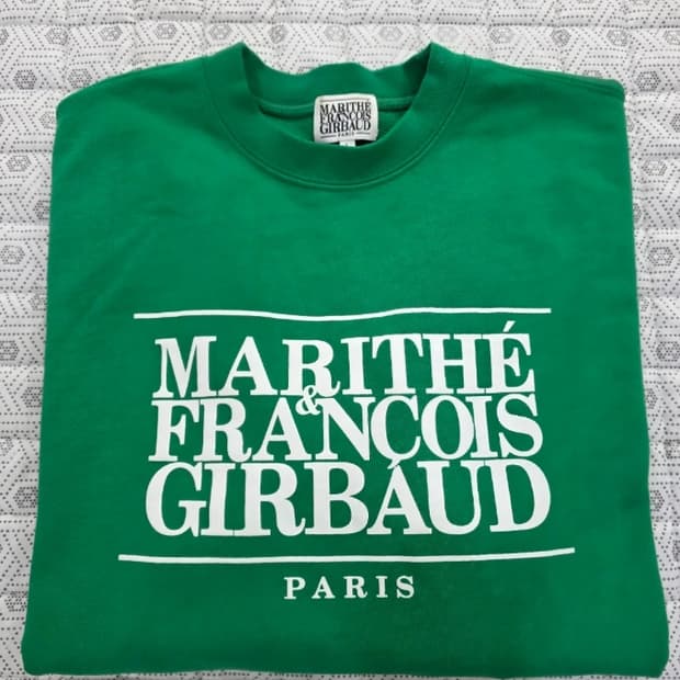 마리떼 프랑소와 저버 맨투맨 그린 100