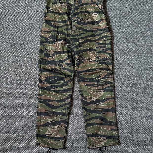 (34) ROTHCO 밀리터리 타이거 카모 BDU 카고팬츠