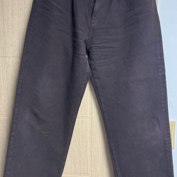 NOAH 노아시티하우스 브러시드 플리츠 진 퍼지 32사이즈