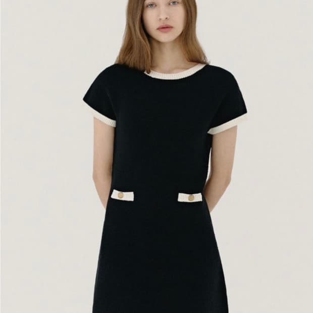 Lebane 르베인 swan knit onepiece
