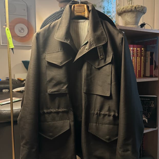 강정석 실크 M65 필드 자켓 올리브