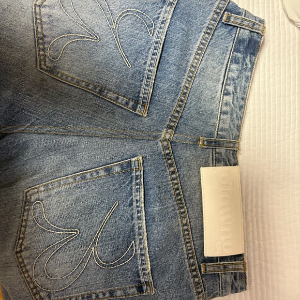 글로니 93 미드라이즈 루즈 진 Blue / m 사이즈