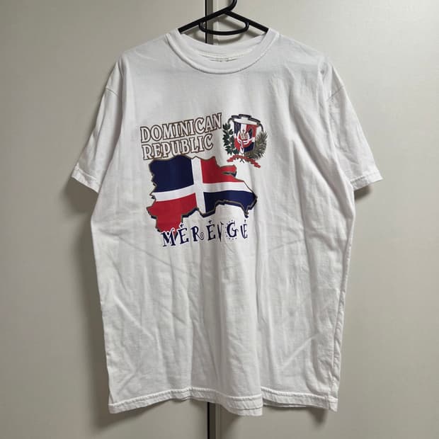 Dominican Republic 빈티지 반팔 티셔츠 L(100)