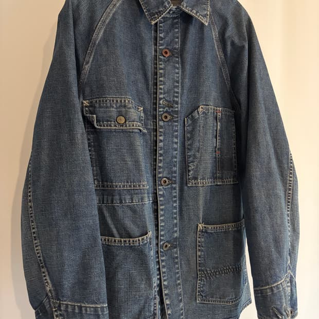 90s bartack 빈티지 데님 초어자켓 M