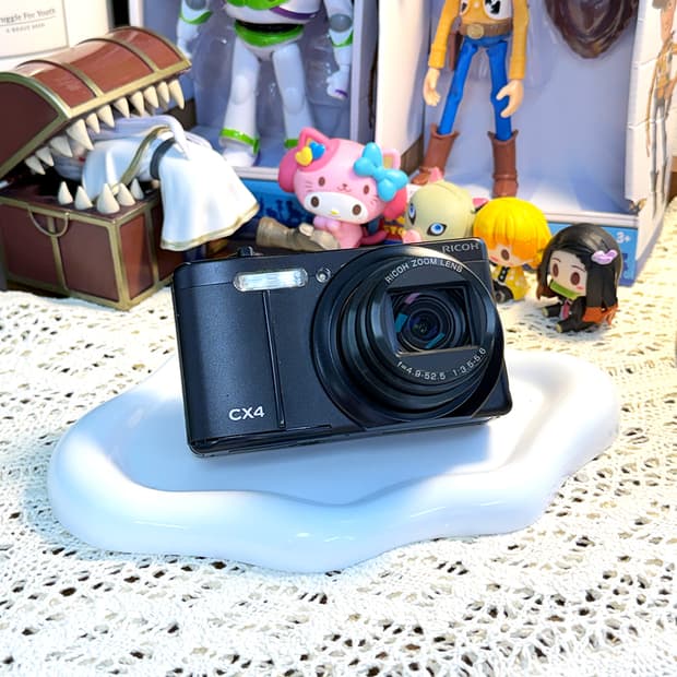 [💖리코 감성] 리코 RICOH CX4 블랙 레트로 디지털 카메라