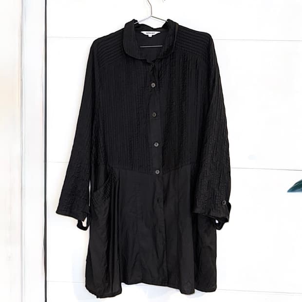 [Harpers Bigot]black long shirt