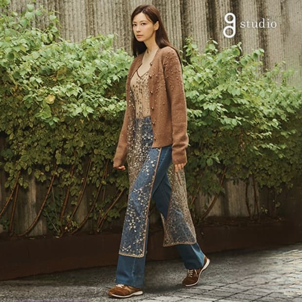 g스튜디오 스팽글 레이어드 원피스(새상품)