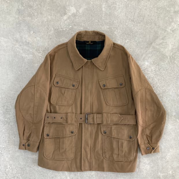 Lohnt 론트 041 밸티드 사파리 자켓 베이지