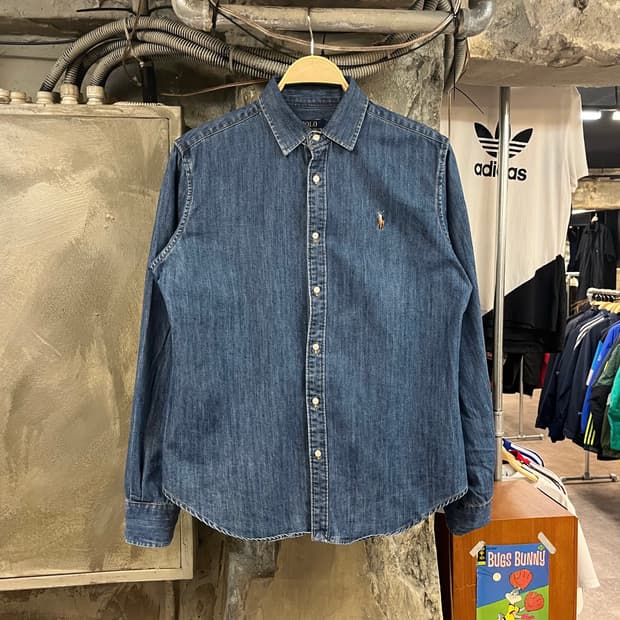 폴로 랄프로렌 데님 셔츠 M #csz2764