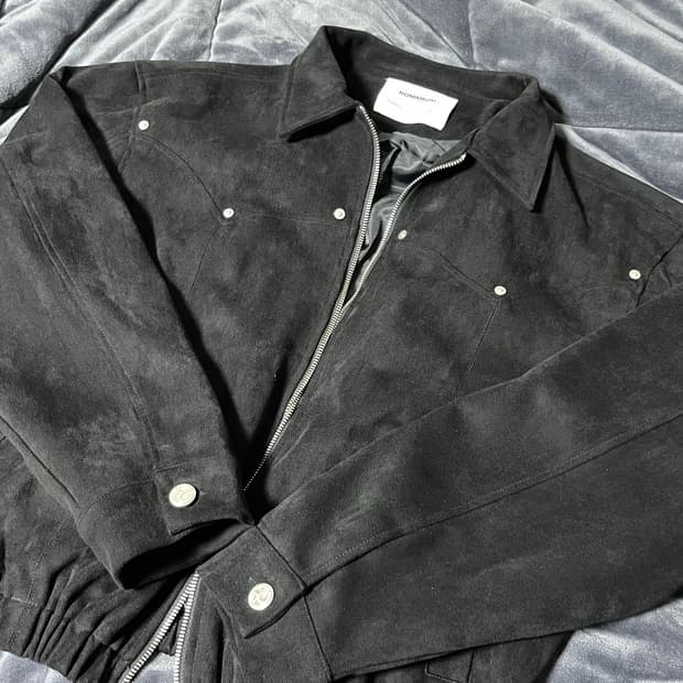 노매뉴얼 스웨이드 자켓