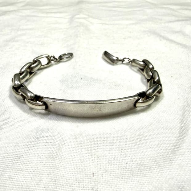 ID 실버 체인 팔찌