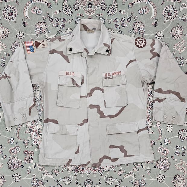 [최종할인] 00'US ARMY 풀패치 사막3색 BDU L-R 105