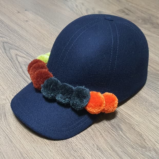 꼼데가르송 셔츠 폼폼 캡 모자 L