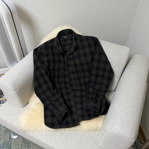 RRL 체크 셔츠