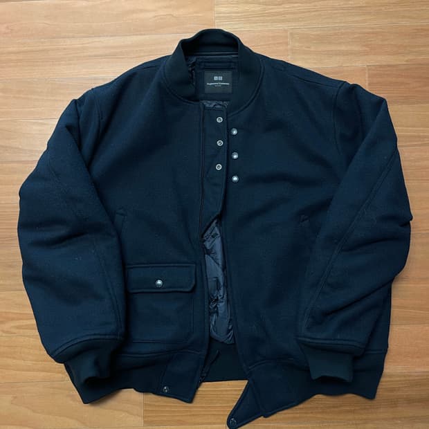 엔지니어드 가먼츠 X 유니틀로 퍼프테크 쇼츠 블루종 자켓