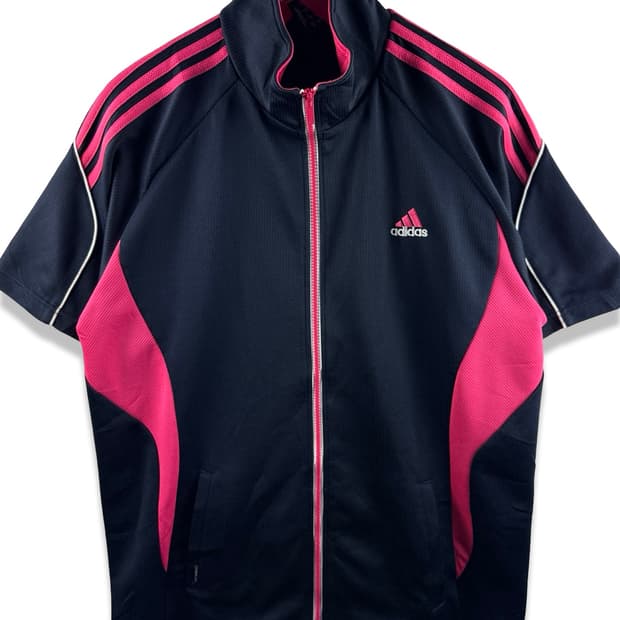 아디다스 블랙핑크 반팔 트랙탑져지2577