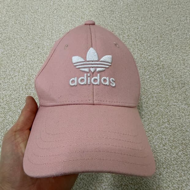 F 아디다스 핑크 볼캡 0123T2