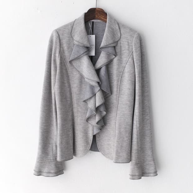naracamiche) frill cardigun jacket