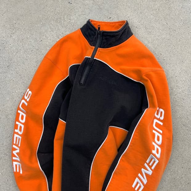 슈프림 18FW 스피드웨이 하프집업