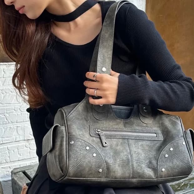 doffsept 도프셉 레아 숄더백 그레이 (구버전)