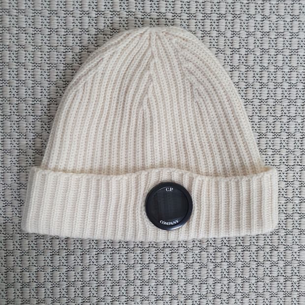 2012-15 화이트 울 컴퍼스 비니