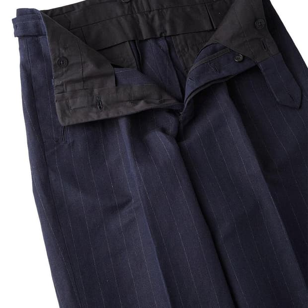 double-pleated smart trouser stripe 구함