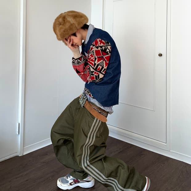 Max Line 지오메트리 스웨터