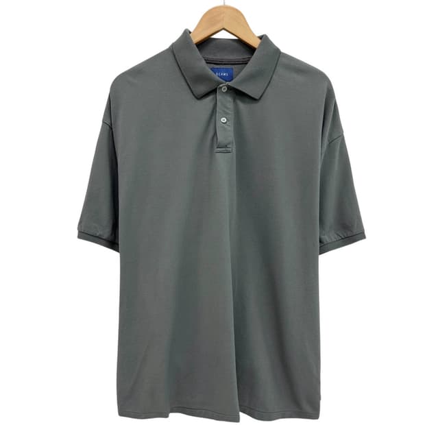 빔즈 루즈핏 반팔 피케티 카키그레이 (XL~2XL) 