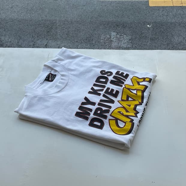 90s USA “My Kids drive me CRAZY” T-shirt