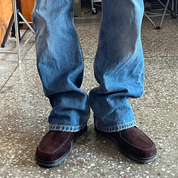 지아니 베르사체 메두사 스웨이드 목토 부츠