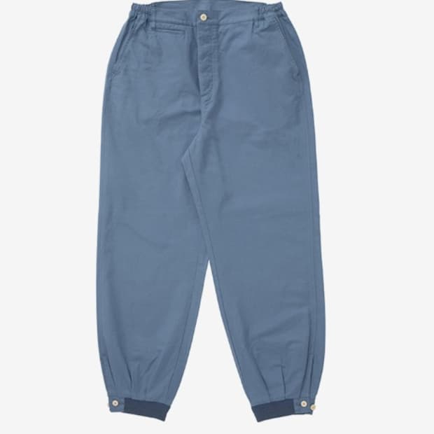 (4) visvim 24 carrol chino pants blue