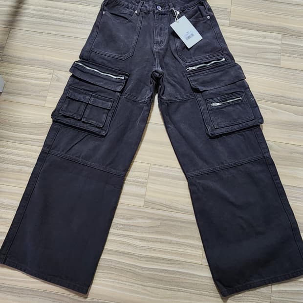 트릴리온유틸리티카고팬츠바지m사이즈차콜
