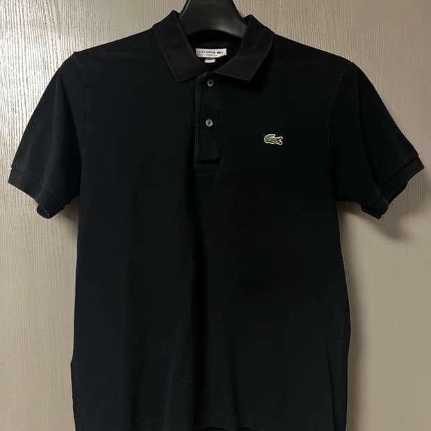 라코스테 클래식핏 블랙 카라티 95