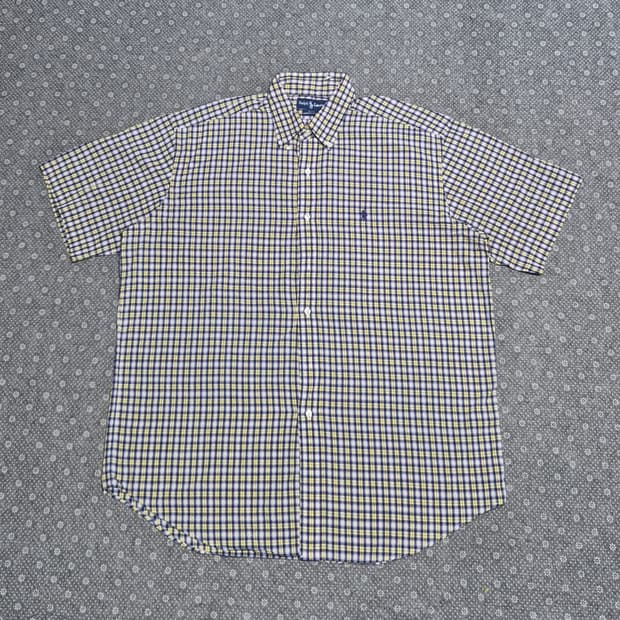 [L]폴로 박스핏 블레이크 체크셔츠 -504