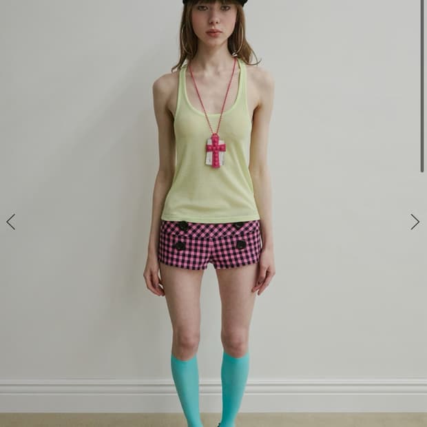 스컬프터 thong sleeveless yellow s