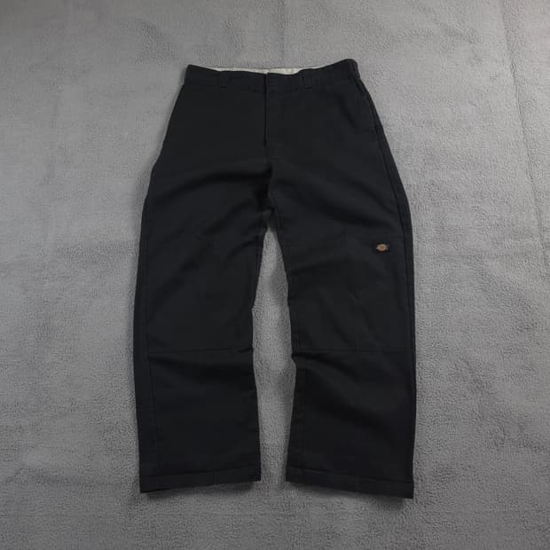 디키즈 USA 오리지널 더블니 와이드 치노 팬츠 (XL) 