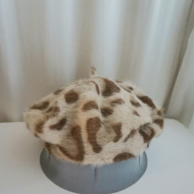 앙고라 레오파드 베레모