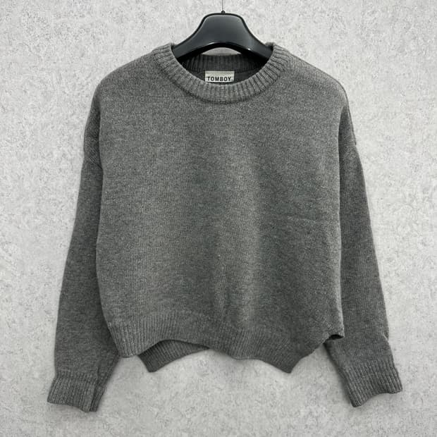 FREE 톰보이 여자 루즈핏 울 니트