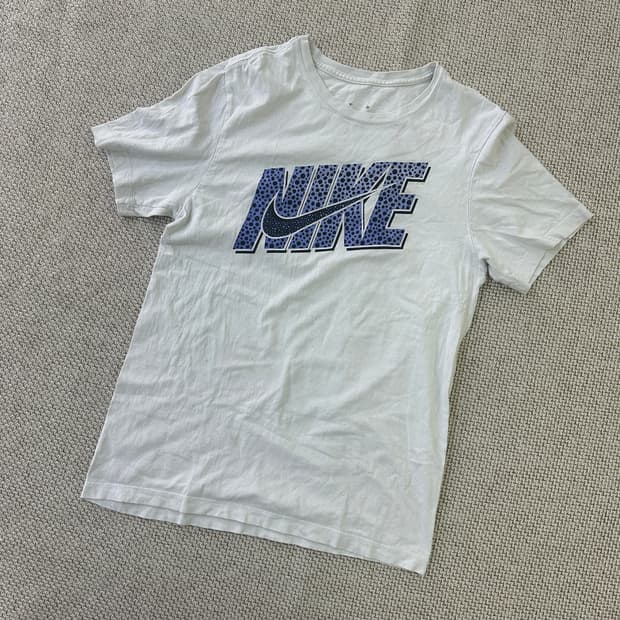 실측확인 빈티지 로고 반팔티 0416D