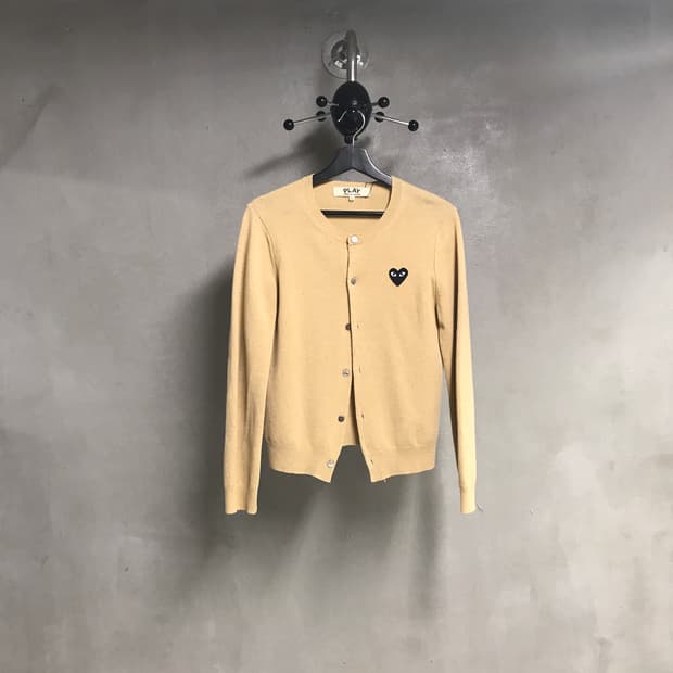 꼼데가르송 와펜 가디건 베이지 L(W)