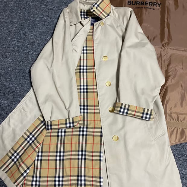 [가을옷정리중] 노바체크 버버리 트렌치코트 급처