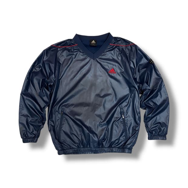 아디다스 네이비 웜업 바람막이 (L)   