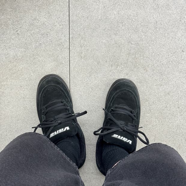 반스 슈프림 스피드 LS 블랙