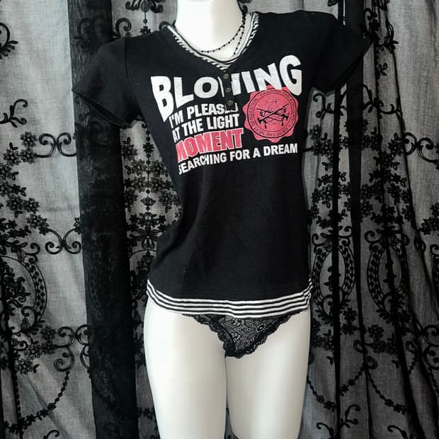 Layered Rock Chic Short Sleeve