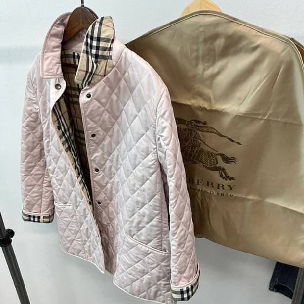 버버리 퀼팅 자켓